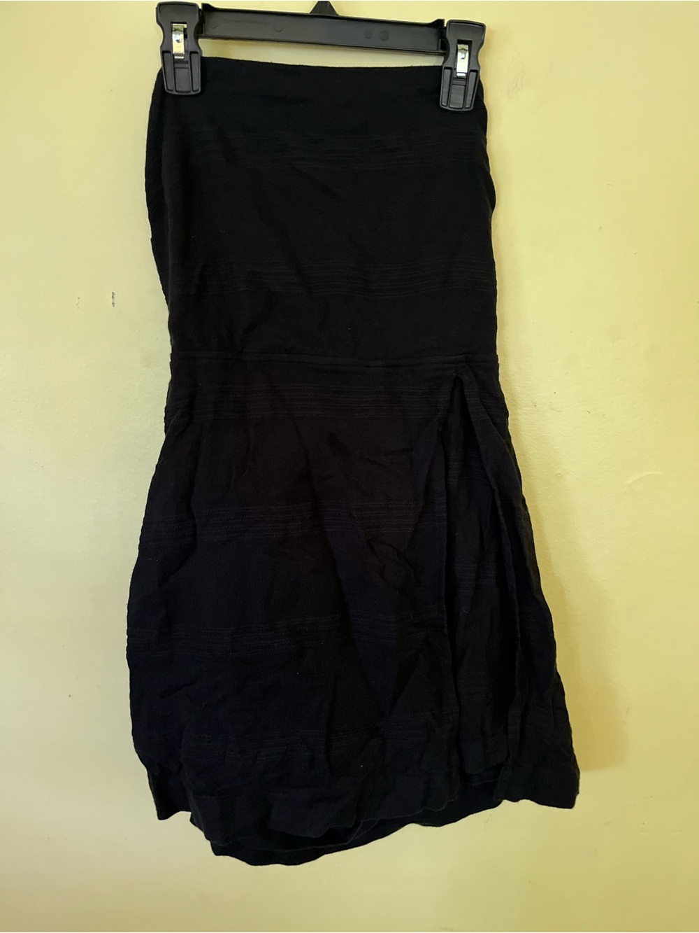 Free People Black Strapless Dress Dress with back Tie size small